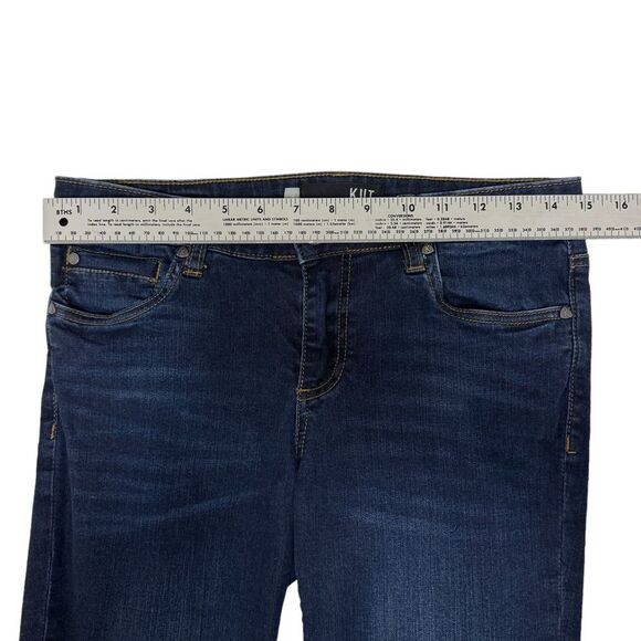 Kut from the Kloth  Preppy Boho Denim Y2K  Skinny Jeans Size 6 - Picture 5 of 7